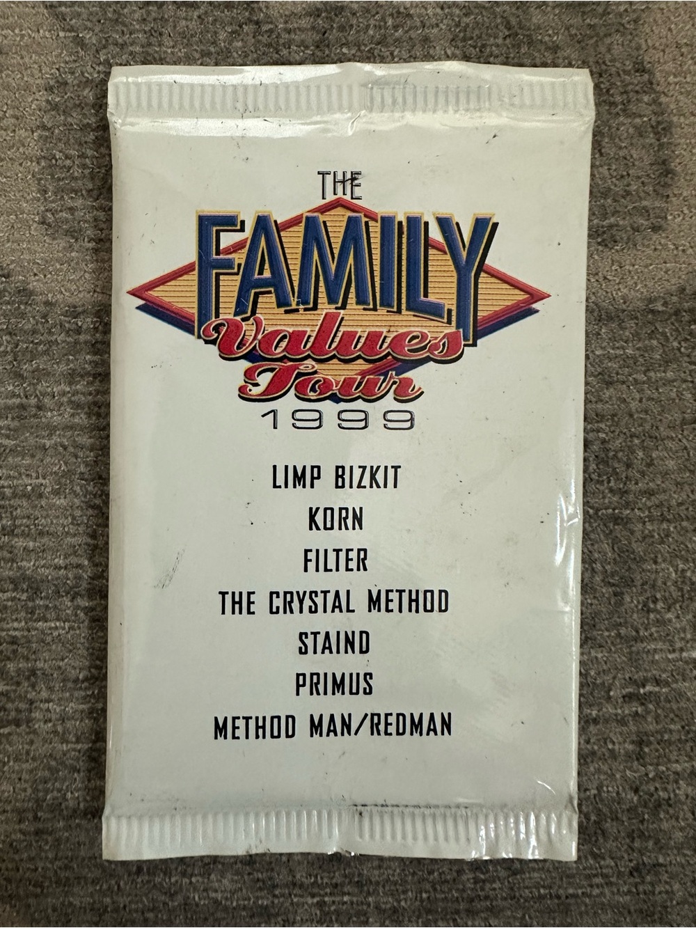 Family Values Tour collector cards – never opened